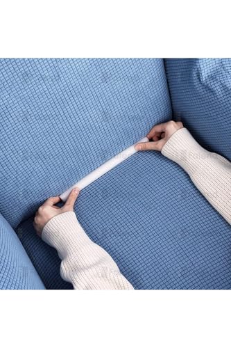 Bibaha Süngerli Çubuk (11adet) Koltuk Örtüsü ve Sandalye Örtüsü Sıkıştırma Yerleştirme Aparatı Gri-beyaz 31 cm