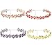 Tidoo Jewelry 6 Pieces Women Choker Necklaces Colorful Velvet Stretch Lace Choker Set for Girls