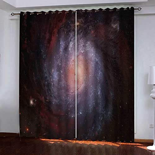 Rideaux occultants opaques à oeillets isolant thermique 132x160 cm - 2