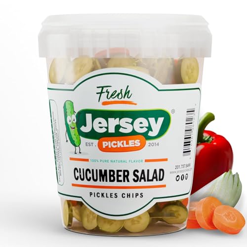 Jersey Pickles - Cucumber Salad (Quart) - Fresh, Keto-Friendly, and