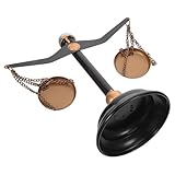 Balance en métal : accessoire idéal pour une décoration de remise de diplômes d'avocat, cette balance en fer est un cadeau vintage unique pour un bureau ou un cabinet d'avocat