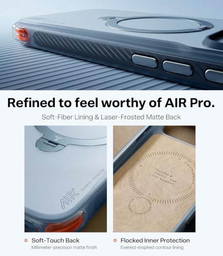TORRAS Q3 Air Pro for iPhone 18 Pro Case, 360° Mag Stand, Dual Airbags - image 7