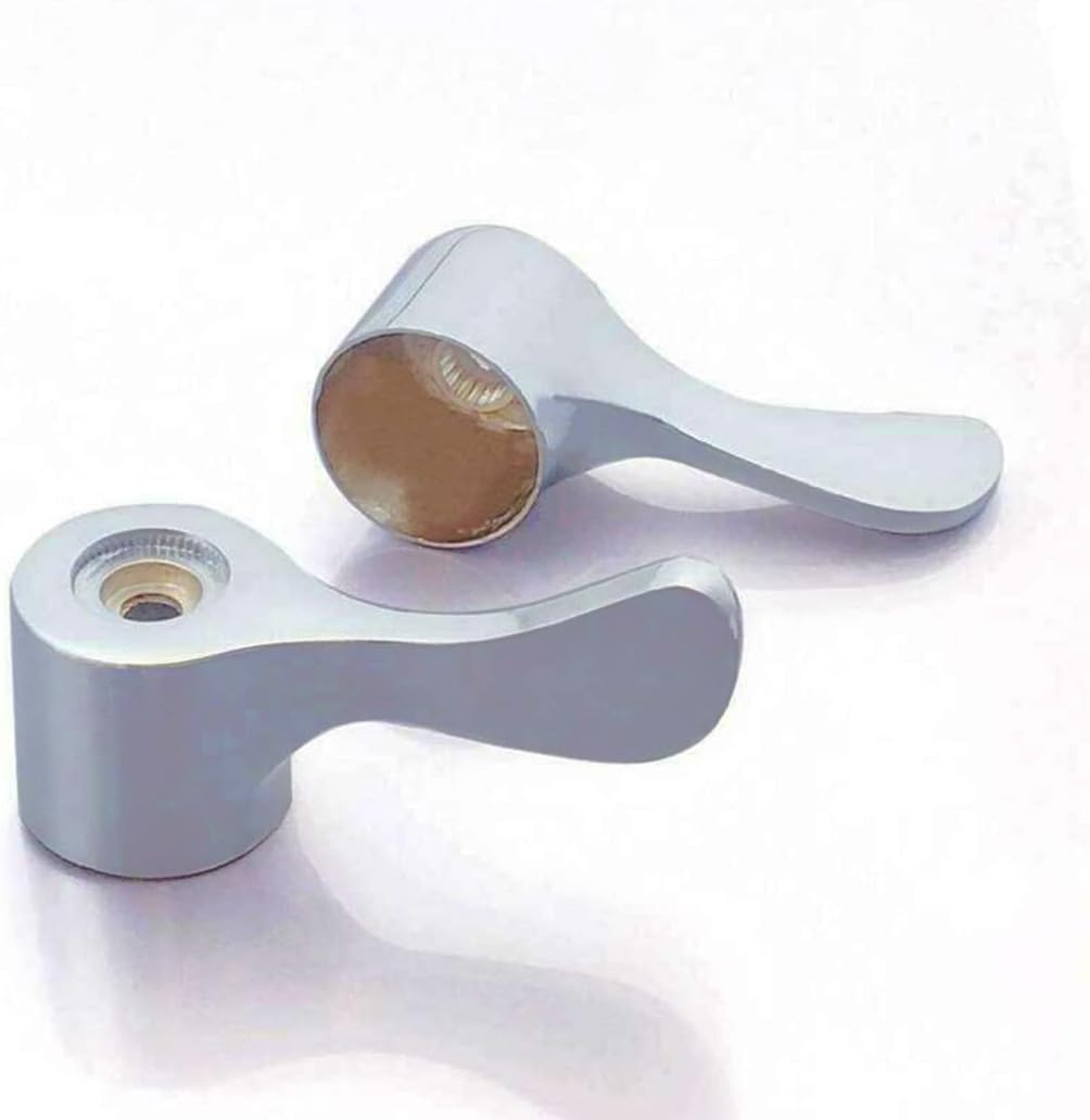 Donkivvy 2 Pcs 1/4 Turn Use Basin Sink Tap Reviver Replacement Lever Heads Conversion Kit for