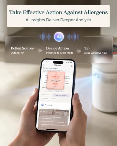 Image of LEVOIT HEPA Air Purifier for Home Bedroom, Allergen Defense, Eleva 300X