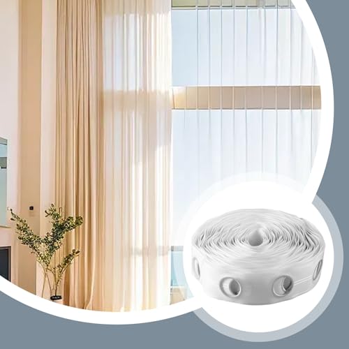 Cinta para cortina con anillos ideal para transformar las ventanas del hogar 3