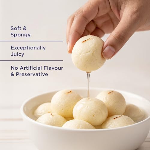 Image of Lal Sweets Gulab Jamun | Authentic Indian Sweet | Handcrafted To Perfection | Ghee Infused Goodness, 1 Kg, (rasgul, Pack of 1)