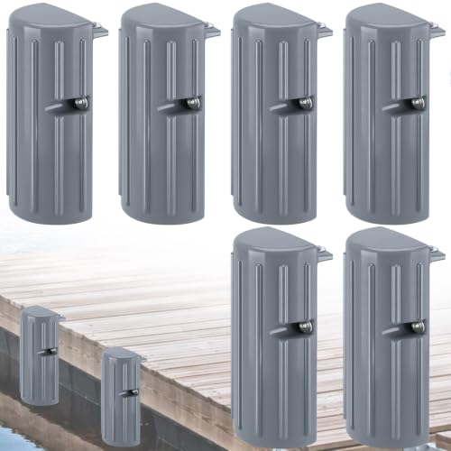 Image of Dock Bumper Fender,Boat Dock Bumpers for Edge or Side | Marine Fender Guard Vertical Protection, Durable Construction,UV Resistant,Includes Stainless Steel Mounting Hardware