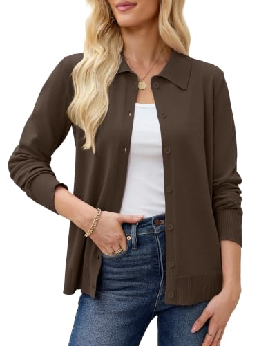 Image of Heymoments Womens Lightweight Cardigan Sweaters Fall Outfits