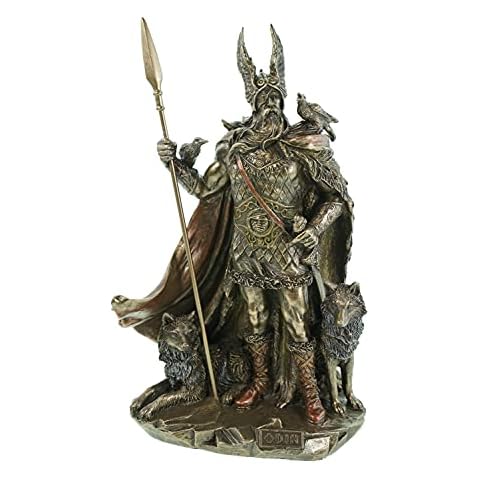 Veronese Odin father of the gods god 25 cm Wodan bronzed figure sculpture nordic gods Freya Cover
