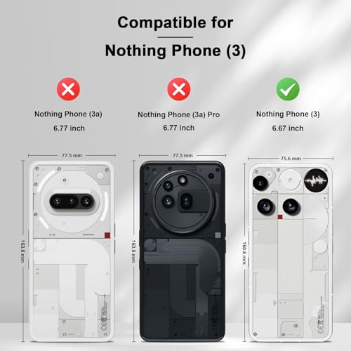 Image of Jasonyu Case for Nothing Phone 3 Leather Wallet Flip Cover with Card Holder,Kickstand, Magnetic Closure,TPU Shockproof Phone Case (Black)