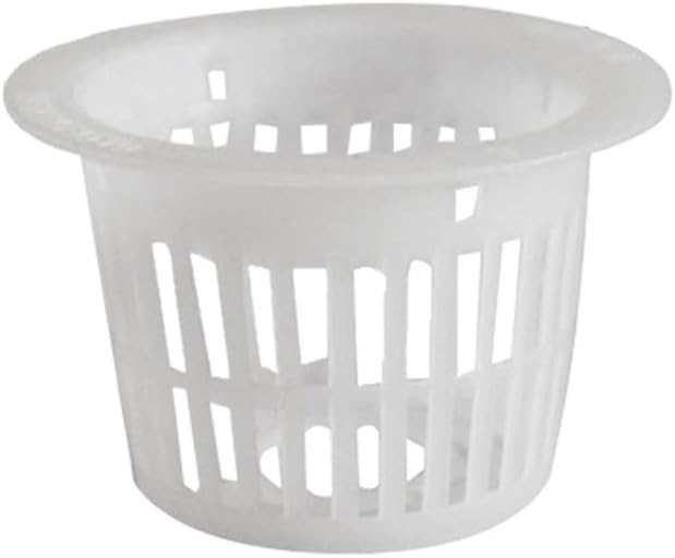 QUUY 10 Pieces Slotted Mesh Net Pots,Heavy Duty Net Cup Basket for Hydroponic Garden Balcony Planting