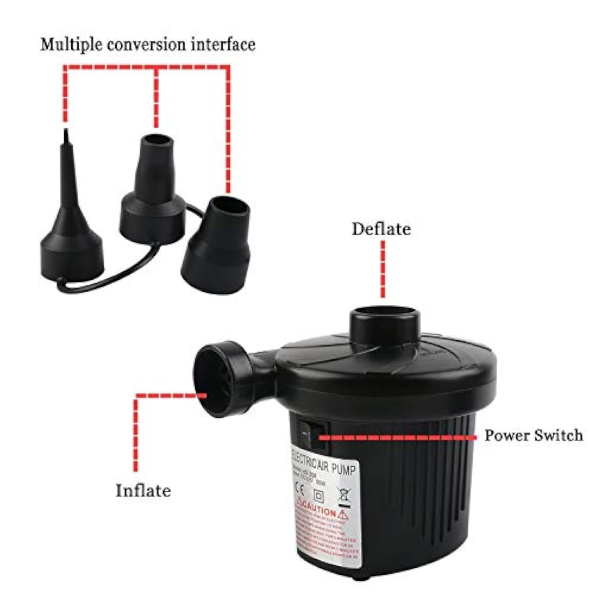 AC Electrical Air Pump for Inflatables