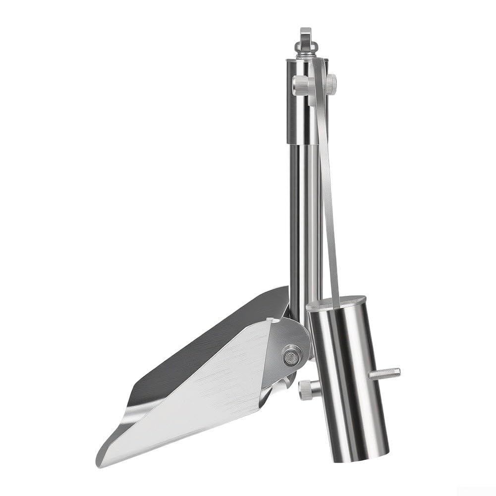 Pala Limpia Canaletas Aluminio 43cm para herramienta Drenaje Exterior para elimina para hojas Residuos Tejado para casa Jardín