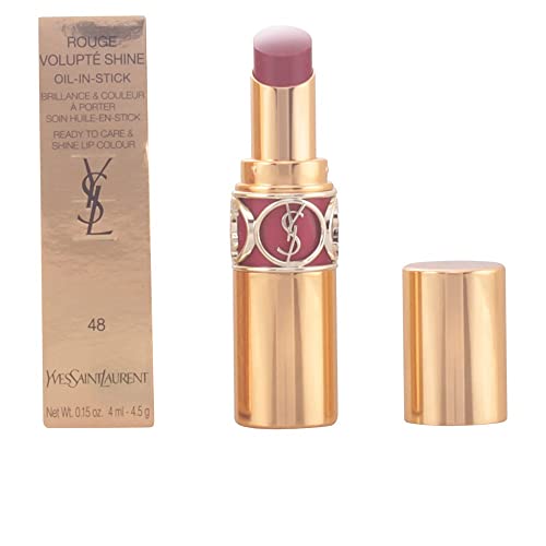 Yves Saint Laurent Rouge Volupte Shine Oil-in-stick Lipstick, 48 Smoking Plum, 0.15 Ounce