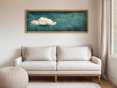 Impression nuage horizontale pour décoration de lit et salon cosy grand format XINBAO - 2
