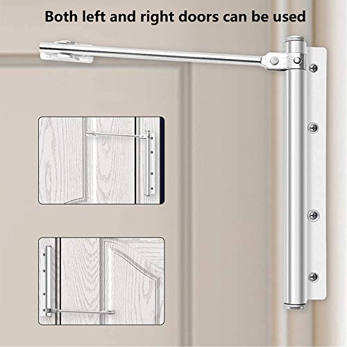 Lega di Alluminio Chiudiporta Regolabile Montaggio...