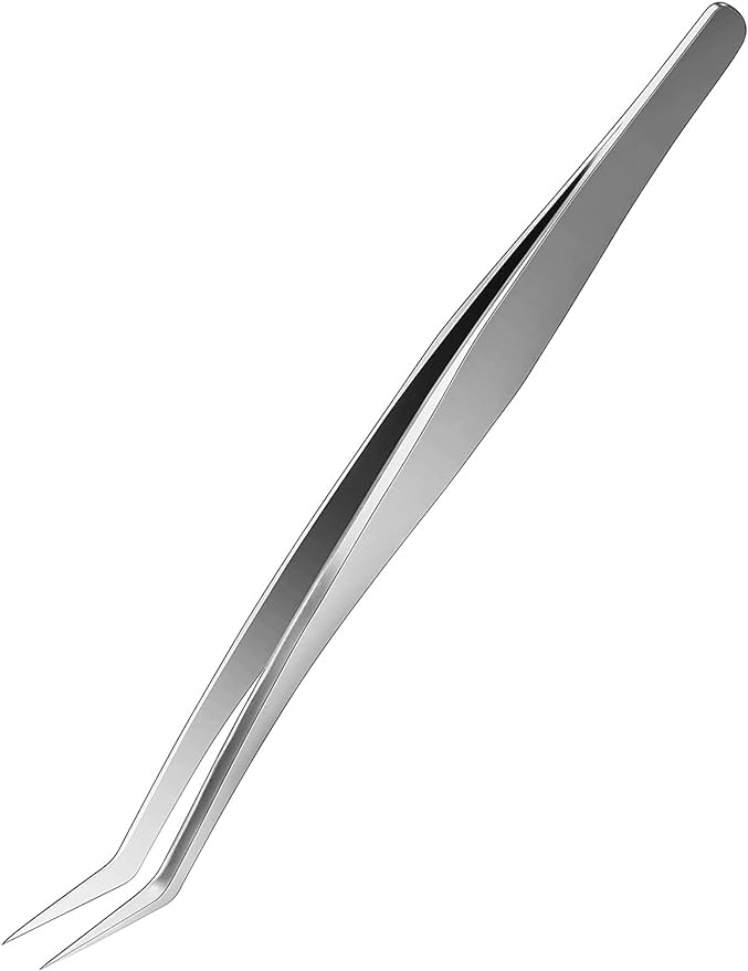 Eyelash Extension Tweezers Convenient Non Magnetic Stainless Steel