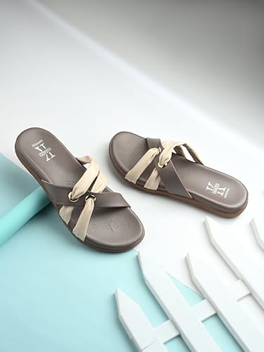 Image of Karaddi Doctor Sandals for Woman | Flats Women Stylish | Womens Sandals Flats | Slippers Orthopedic Footwear for Women Stylish Flat Sandal | Flat Fashion Sandal