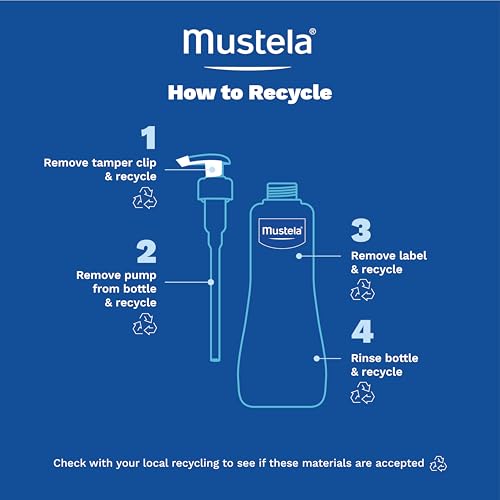 Image of Mustela Stelatopia Eczema-Prone Skin Cleansing Gel - Baby Face & Body Wash with Natural Avocado & Sunflower Oil - Fragrance-Free & Tear Free