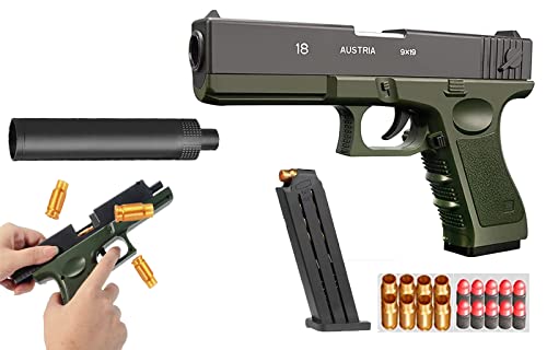 Pistolet jouet Blaster Toy Gun à balles souples en mousse, avec éjection automatique, munitions, pour 14 ans et plus d'anniversaire Pistolet jouet Blaster Toy Gun à balles souples en mousse, avec éjection automatique, munitions, pour 14 ans et plus d'anniversaire