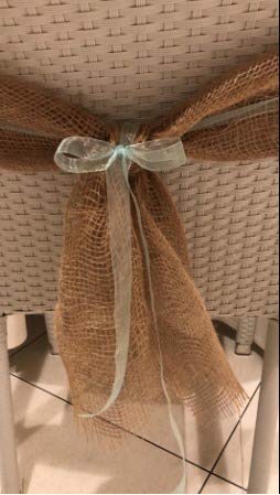 Juta in Rotolo 120 CM x 100 MT - Tessuto di iuta - 100% Naturale - Yuta per arredamento - runner - matrimonio - decorazione - bomboniere