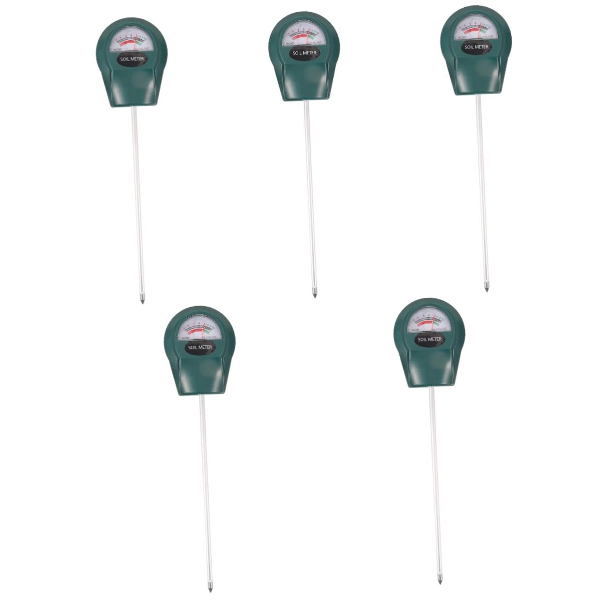Sosoport 5 Teiliges Bodendetektor Bodentest Set Bodenmessgerät In Marienkäferform Bodentest Set Bodentester Bodenfeuchtigkeitssensor Tropische Pflanzenerde Blumenerde