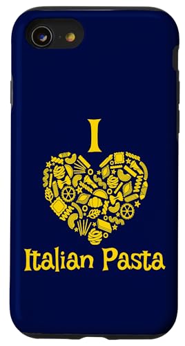 I Love Italian Food Pasta Cuore Meno Upsetti Più Spaghetti Custodia per iPhone SE (2020) / 7 / 8