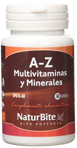 NaturBite A-Z Multivitaminas y Minerales - 60 Tabletas Cover