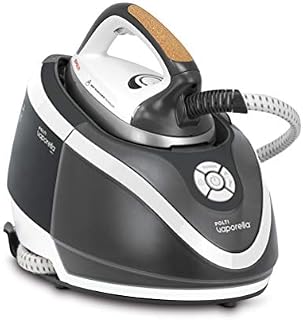 Polti Vaporella Next VN18.10 steam Generator Iron with Boiler, 5,5 bar, Unlimited Autonomy, Turbo Function, Rapid Heating time 2 Minutes, White/Grey/Black