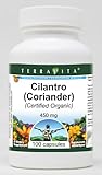 Cilantro (Coriander) (Certified Organic) - 450 mg (100 Capsules, ZIN: 517612)