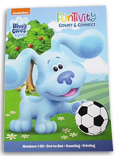 Funtivity Blue's Clues Count and Connect Activity Book - 80 Pages