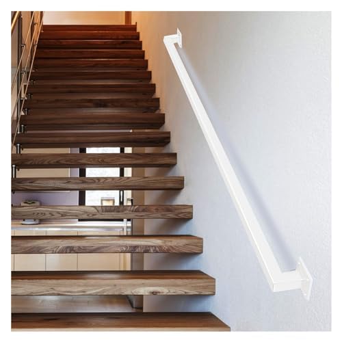 Treppengeländer für den Innenbereich, quadratisches Rohr-Design für erhöhte Sicherheit und Haltbarkeit, ideal für private und gewerbliche Treppen