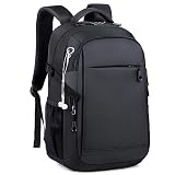 Laptop Backpack for College and Business Travel with Integrated USB Charging Port for Laptops up to