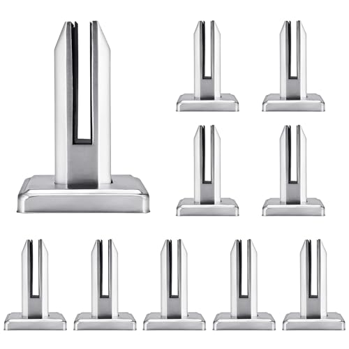 Morsetto Per Vetro Acciaio Inox 304 - Per Ringhiere Piscina, Scale E Balconi Senza Fori - Foto 3