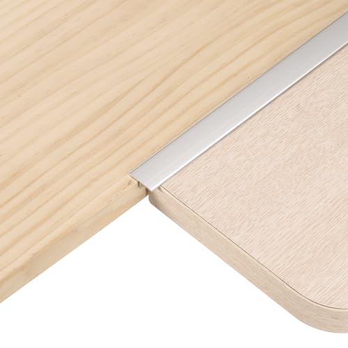 uxcell 2.9ft x 0.59" T Molding Floor Transition Strips, Aluminium