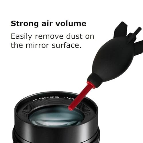 KOMUNJ Luftgebläse, Kamera Reinigung Dust Rocket, Reinigung Empfindlicher Oberflächen, Luftgebläse aus weichem Gummi für DSLR-Kamerasensor/Objektiv/Filter