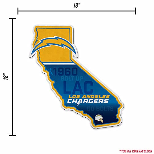 Image of Rico Industries NFL Football State Shape Shape Cut Pennant - Home and Living Room Decor - Soft Felt EZ to Hang