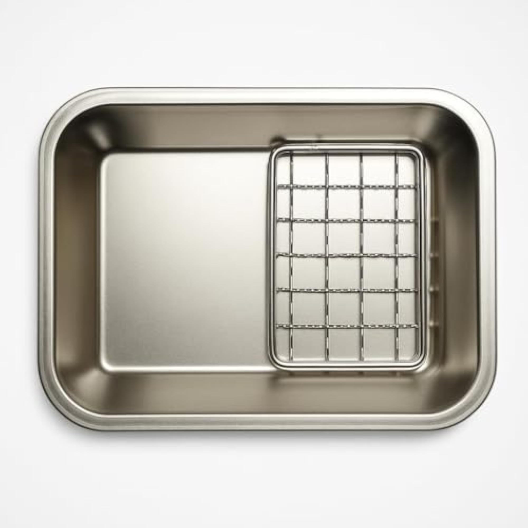 Stainless Steel Fried Food Oil Drip Plate & Cooling Dish Tray