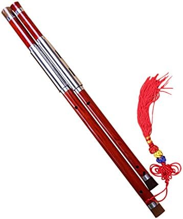 Senque Delicate Rosewood Double-barreled Bawu Chinese Bamboo Flute/Bawu Pipe