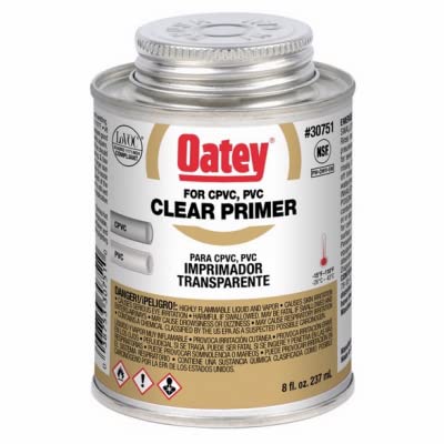 30751 Clear Pipe Primer & Cleaner, 4 oz. - Quantity 24