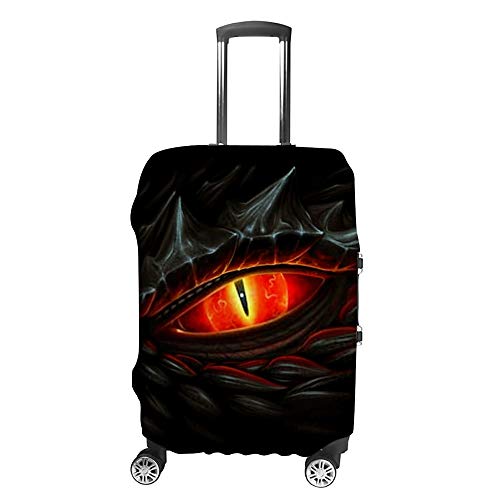 Housse de voyage dragon noir pour repérer sa valise sur le tapis d'aéroport
