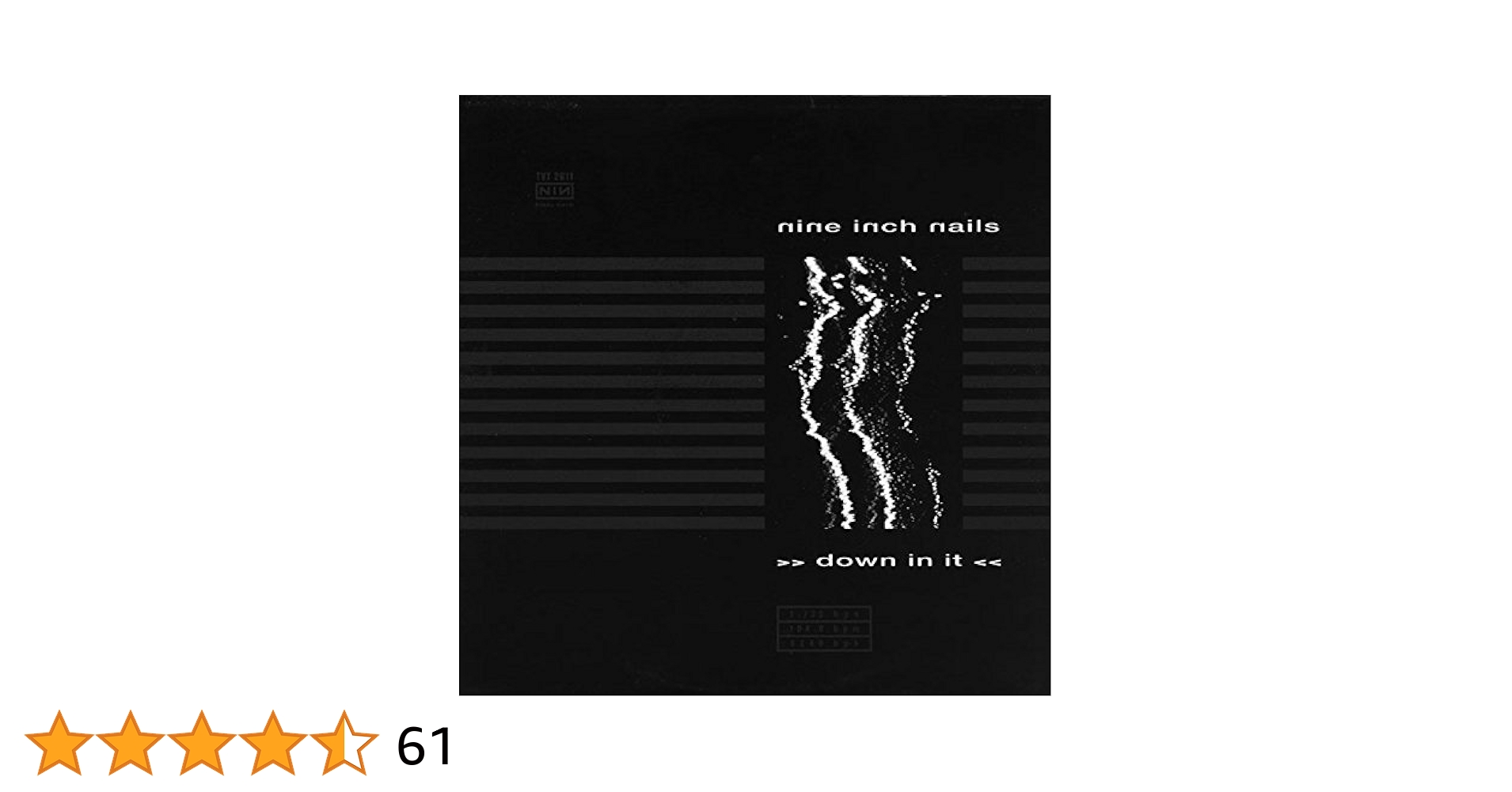 洋楽 NIN \"Down in it\" limited ed. numbered!! 洋楽 NIN 