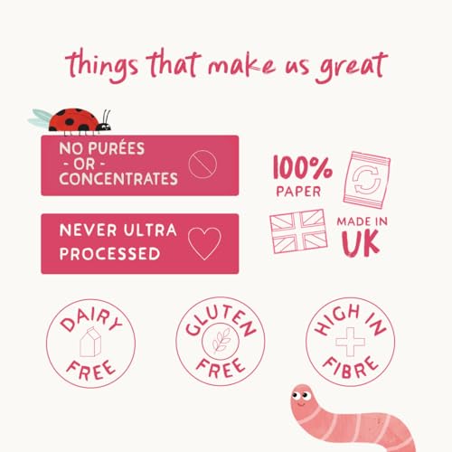 Freddie’s Farm Kids Snacks | Fruit Snacks Multipack - Raspberry, Blueberry, Apple Bars | Lunchbox Snacks For Kids | 100% Fruit & Veg | UPF Free, Recyclable Packs & Made in the UK | 12 x 20g Bars