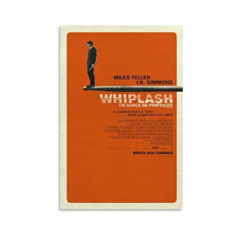 TONGYANG Whiplash Poster Movie Posters for Bedroom Aesthetic Wall Decor Canvas Wall Art Gift 12x18inch(30x45cm)