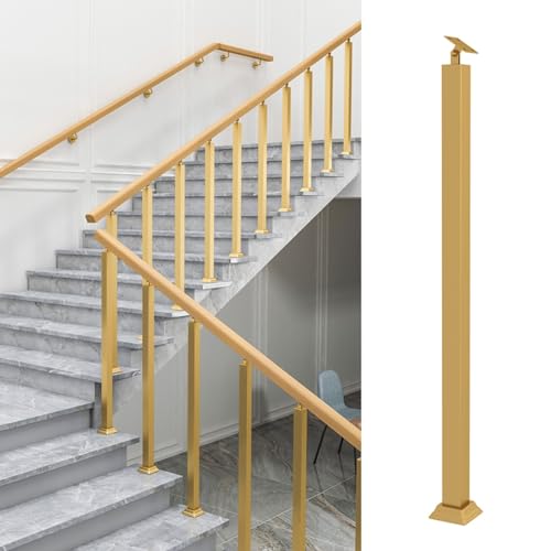 Barandillas de escalera para terrazas interiores y porches elegantes