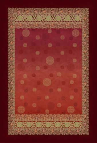 PALLAVICINO Plaid in 100% colore R1 dimensioni: 155 x 220 cm - 9330120 cotone rosso