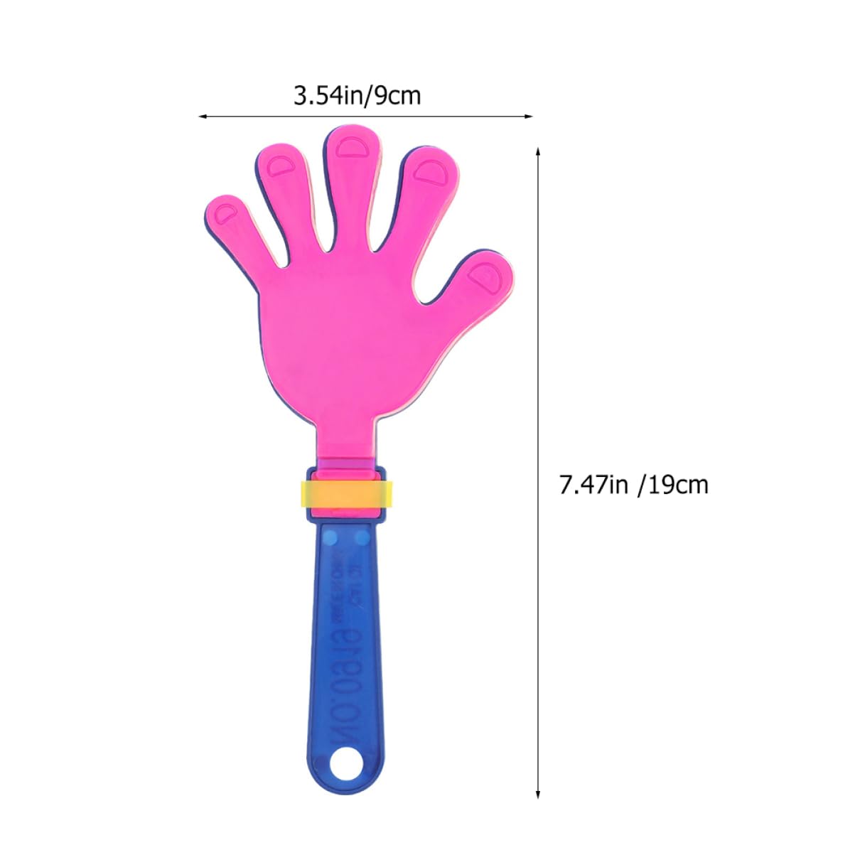 Didiseaon Lot de 20 Claquettes en Plastique pour Fête, Bruiteurs Faciles à Utiliser, Jouets pour Garçon et Filles et Adultes, Accessoires pour Mariages et Carnavals Couleur Aléatoire