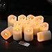 NBGRLVS qinxiang Flameless Candles Battery Operated Candles Set of 12(D3 x H4) Pillar Real Wax Led Candles with Remote Timer