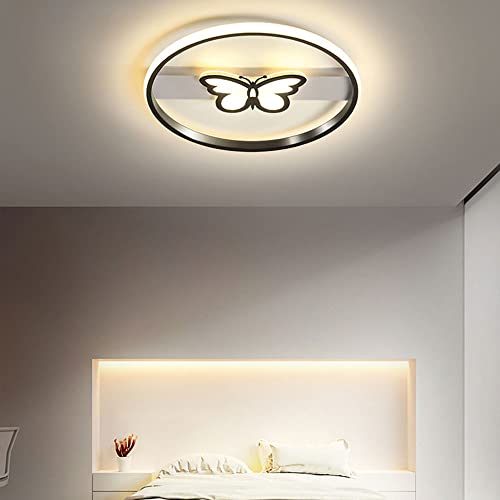 Plafonnier LED papillon circulaire pour illuminer un plafond bas - 5