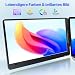 KPKUE Laptop Bildschirm erweiterung, 14 Zoll 1080P Alu Faltbarer 2 Monitore